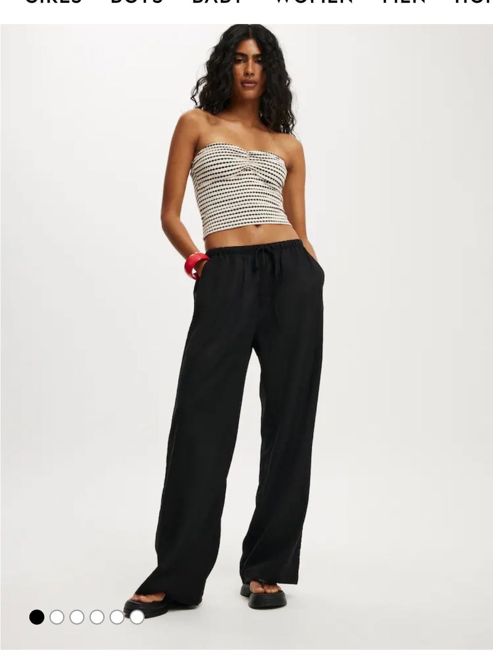 Cotton On Blue Wide-Leg Pants